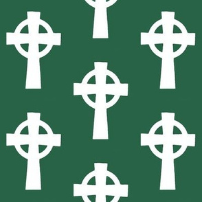 Celtic Crosses on Jade // Large