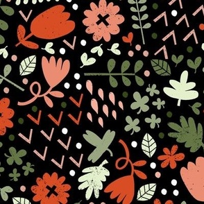 60s Floral (rose)