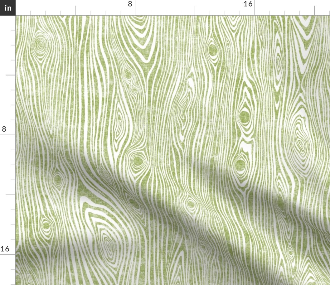 Woodgrain lime green - driftwood