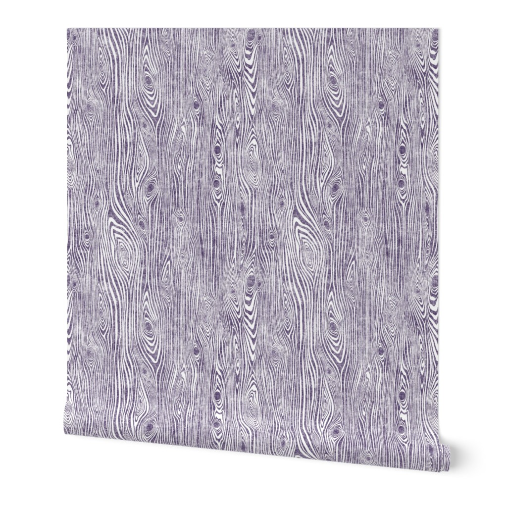 Woodgrain dark purple - driftwood violet