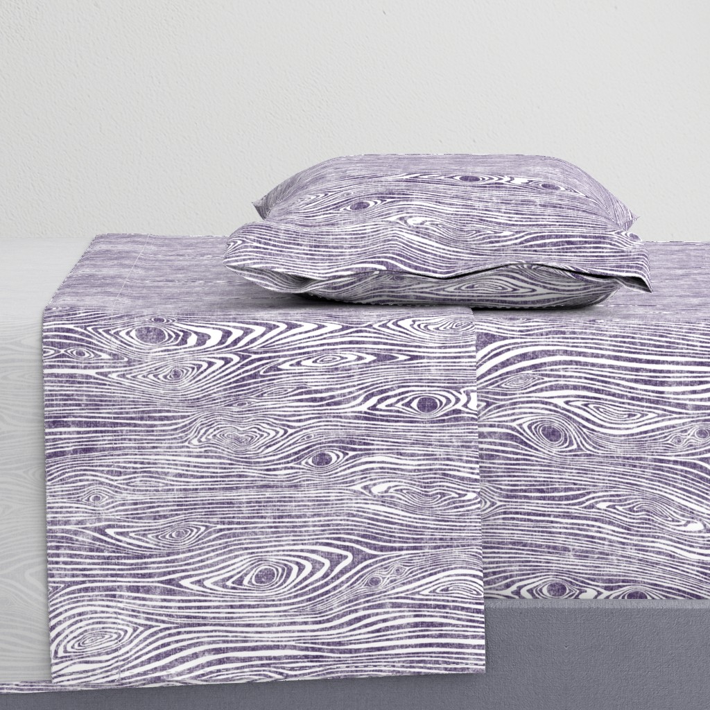 Woodgrain dark purple - driftwood violet