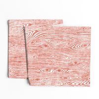 Woodgrain flame orange - driftwood brick red