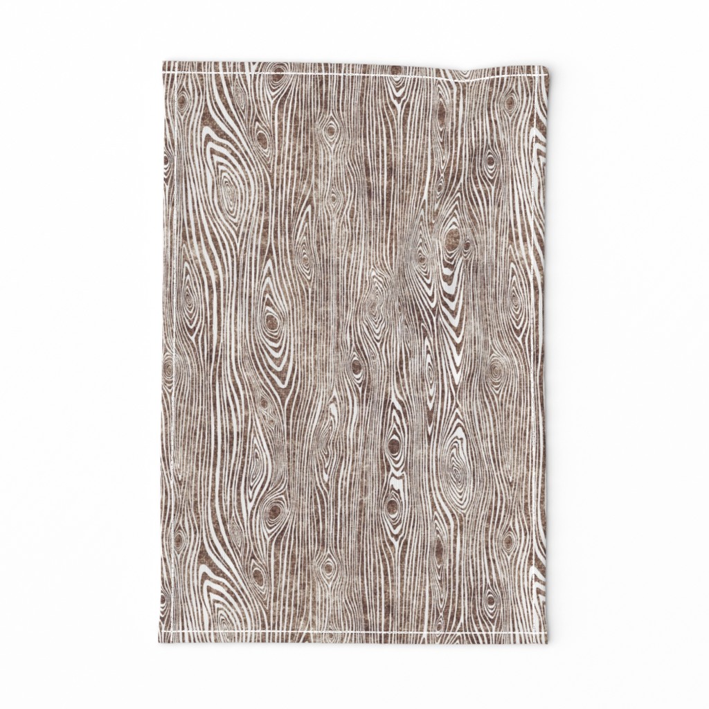 Woodgrain dark brown - driftwood brown