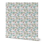 surf trip // vacation surfing road trip california tropical fabric white peach