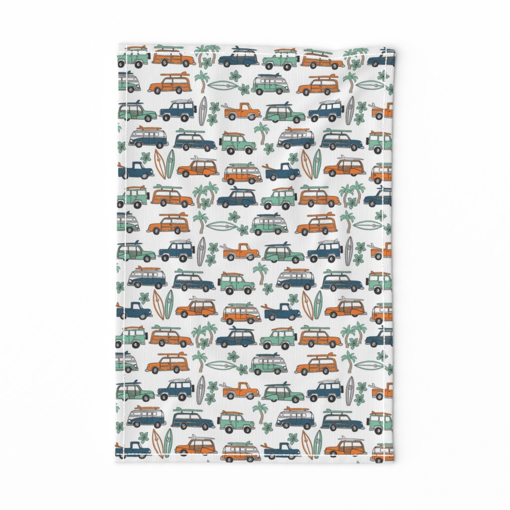 surf trip // vacation surfing road trip california tropical fabric blue