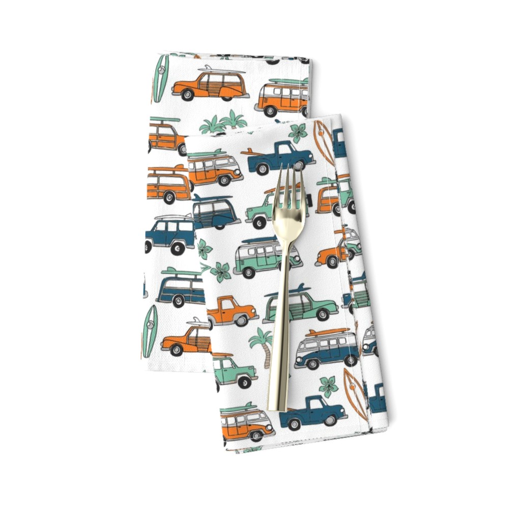 surf trip // vacation surfing road trip california tropical fabric blue