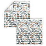 surf trip // vacation surfing road trip california tropical fabric blue