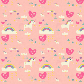 Unicorn wonderland pink