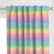 rainbow fishbone pastel