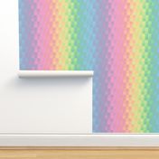 rainbow square stripe pastel