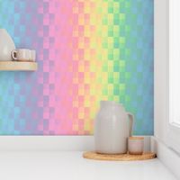 rainbow square stripe pastel