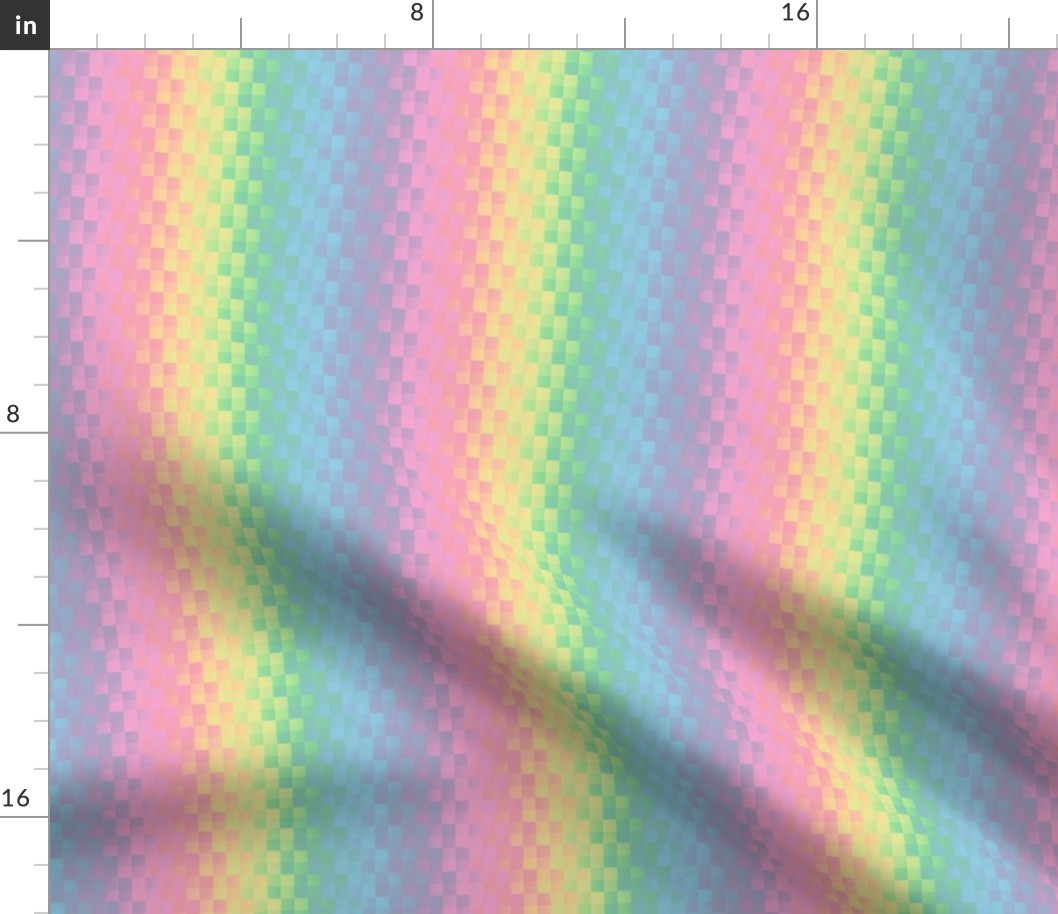 rainbow square stripe pastel