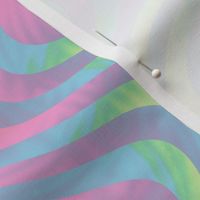 swirling rainbow stripes - pastel