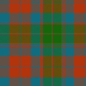 Fraser of Struy / Fraser of Altyre 1745 tartan, 6" ancient