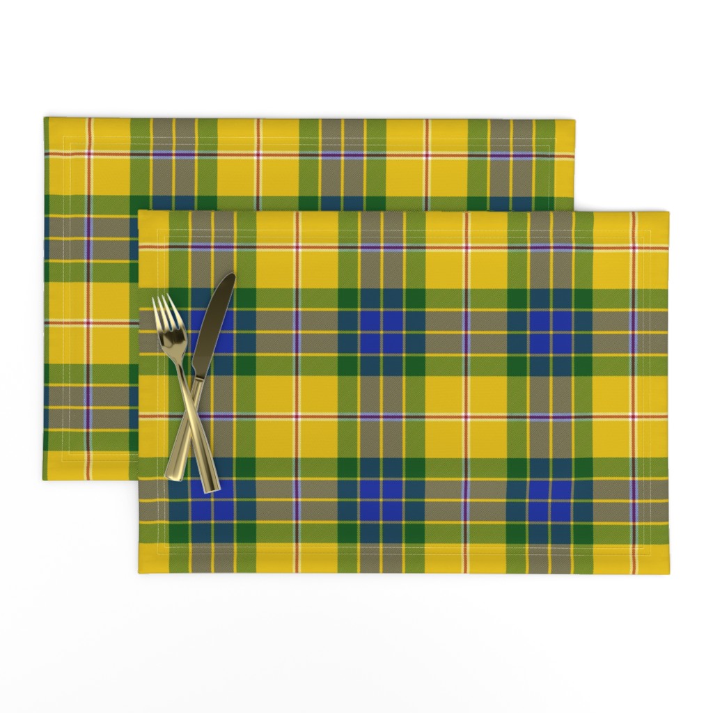 Fraser yellow trade tartan, 6"