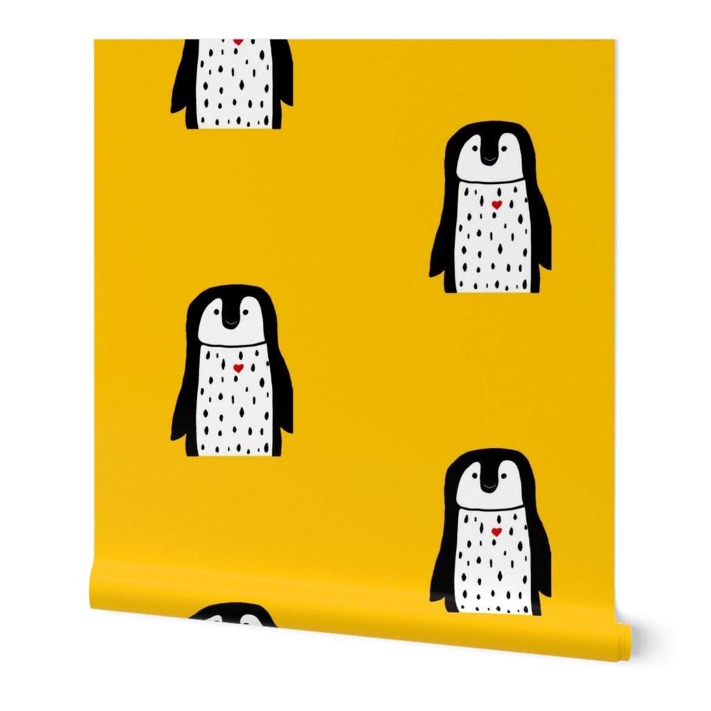 Large Penguin Pillow size