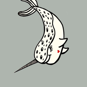 Narwhal cushion pillow