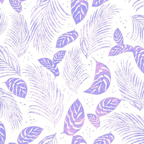 Windward Batik Lavender on White 200