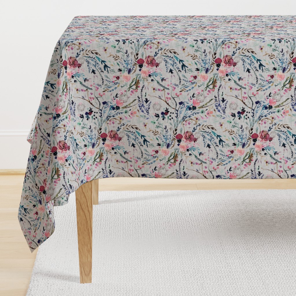 Fable floral (MED) (grey)