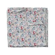 Fable floral (MED) (grey)