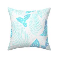 Windward Batik Turquoise on White 150L