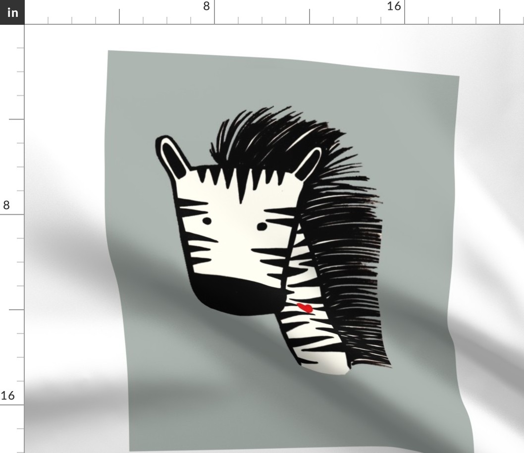 Zebra cushion pillow