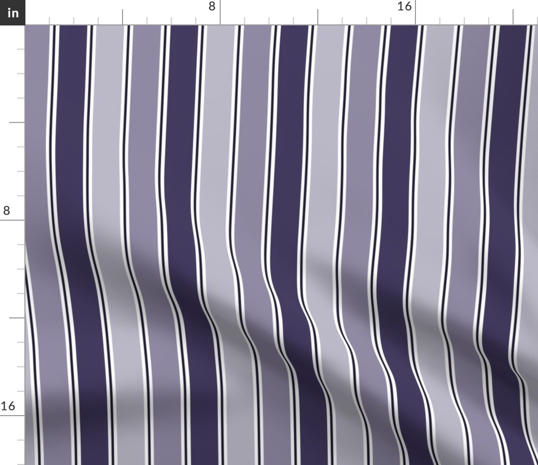 Stripes - Violet & Lavender #3