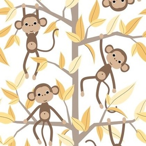 Monkey jungle yellow