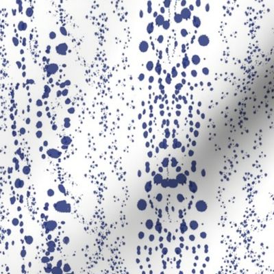 blue dots blue dalmatian print 