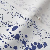 blue dots blue dalmatian print 