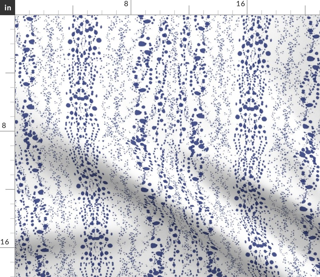 blue dots blue dalmatian print 