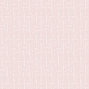 Crosshatched Plain white piglet pink
