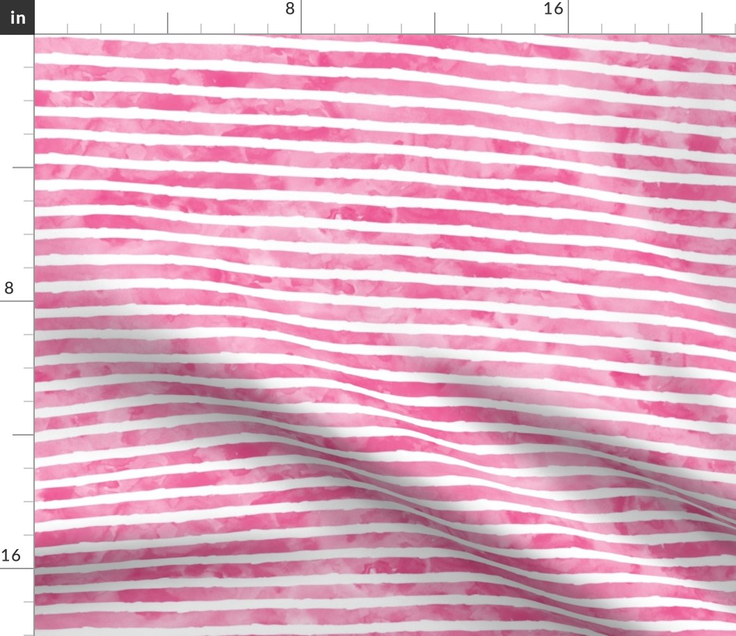 watercolor stripe - pink- mermaid color option 3 coordinate
