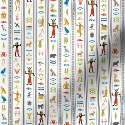 Hieroglyphics* (Sailboat) || egyptian symbol stripe
