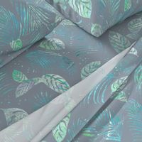 Windward Batik Aqua on Gray 150L