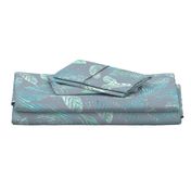 Windward Batik Aqua on Gray 150L