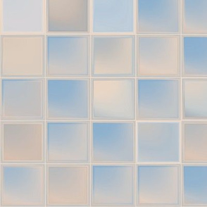 Beige and Blue Tiles © 2011 Gingezel™ Inc.