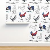 Roosters in the Kitchen