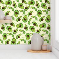 AVOCADO AGUACATE SEAMLESS PATTERN