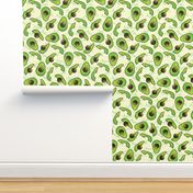 AVOCADO AGUACATE SEAMLESS PATTERN