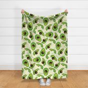 AVOCADO AGUACATE SEAMLESS PATTERN