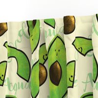 AVOCADO AGUACATE SEAMLESS PATTERN