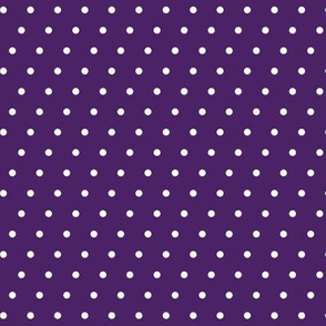 polka dot dark purple - mermaid coordinate