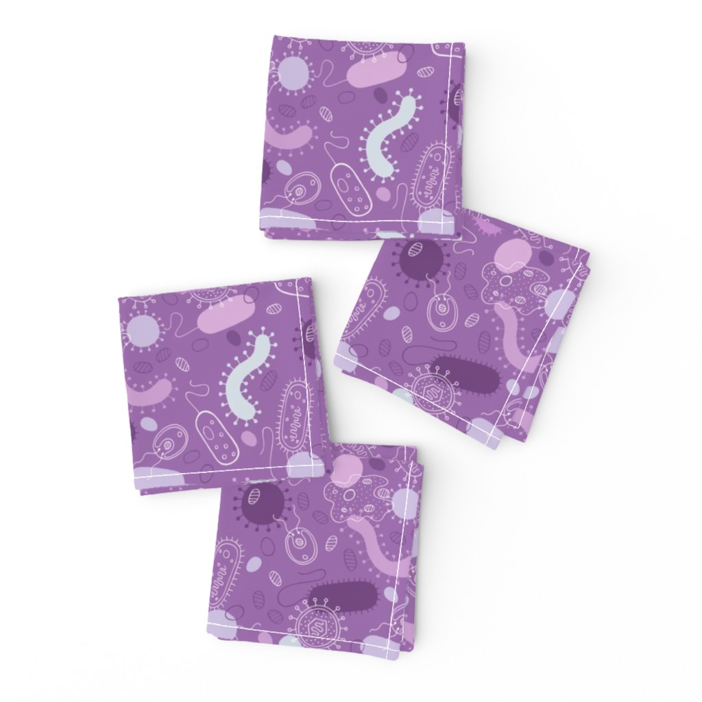 Microorganisms - purple
