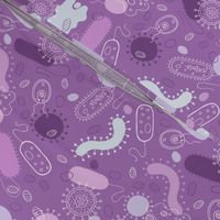 Microorganisms - purple