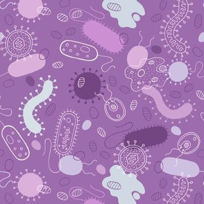 Microorganisms - purple