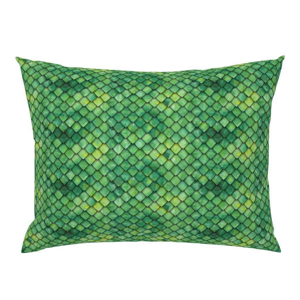 dragon scales - green