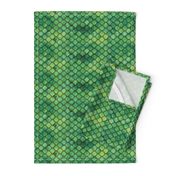 dragon scales - green