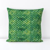 dragon scales - green