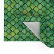 dragon scales - green